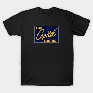 The Capital Limited Streamliner Train Drumhead T-Shirt